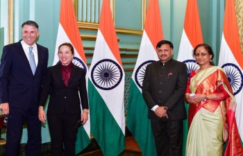 Consulate General of India, San Francisco celebrated the 73rd Republic Day by hosting a reception at the historic War Memorial Green Room in the city. The celebration were attended by over 200 guests from various walks of life including elected members, entrepreneurs, Indian Community members, State Department officials etc.